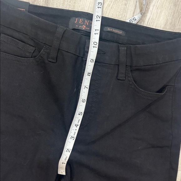 Jen7 for 7 for all mankind Black Flared Pants with Gold Button Accents  NWT 6 - Picture 7 of 8